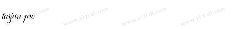 tarjan pro字体转换